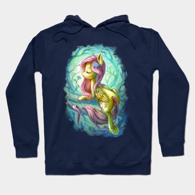 Fluttershy the Forest Dryad Hoodie by Drawirm